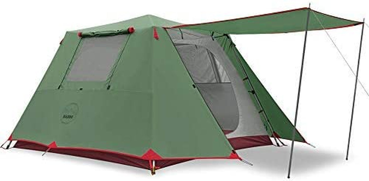 Camping Tents 6 Person Waterproof Instant Tents 6 People Cabin Tent Easy Setup with Sun Shade Automatic Aluminum Pole