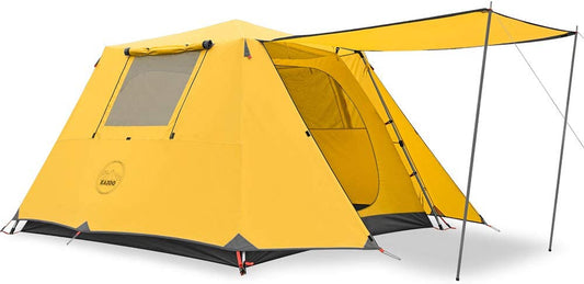 Camping Tents 4 Person Waterproof Instant Tents4 People Cabin Tent Easy Setup with Sun Shade Automatic Aluminum Pole