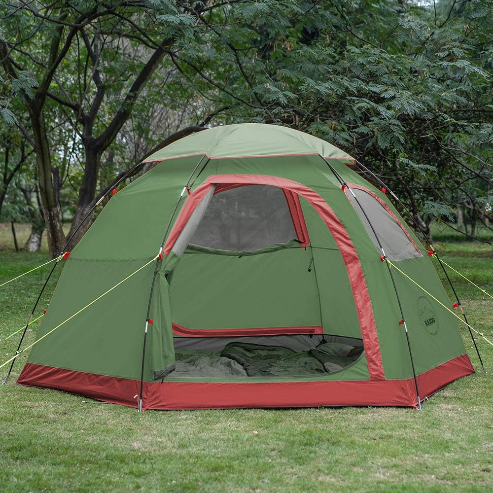 Outdoor Camping Tent 2/4 Person Waterproof Camping Tents Easy Setup Two/Four Man Tent Sun Shade 2/3/4 People