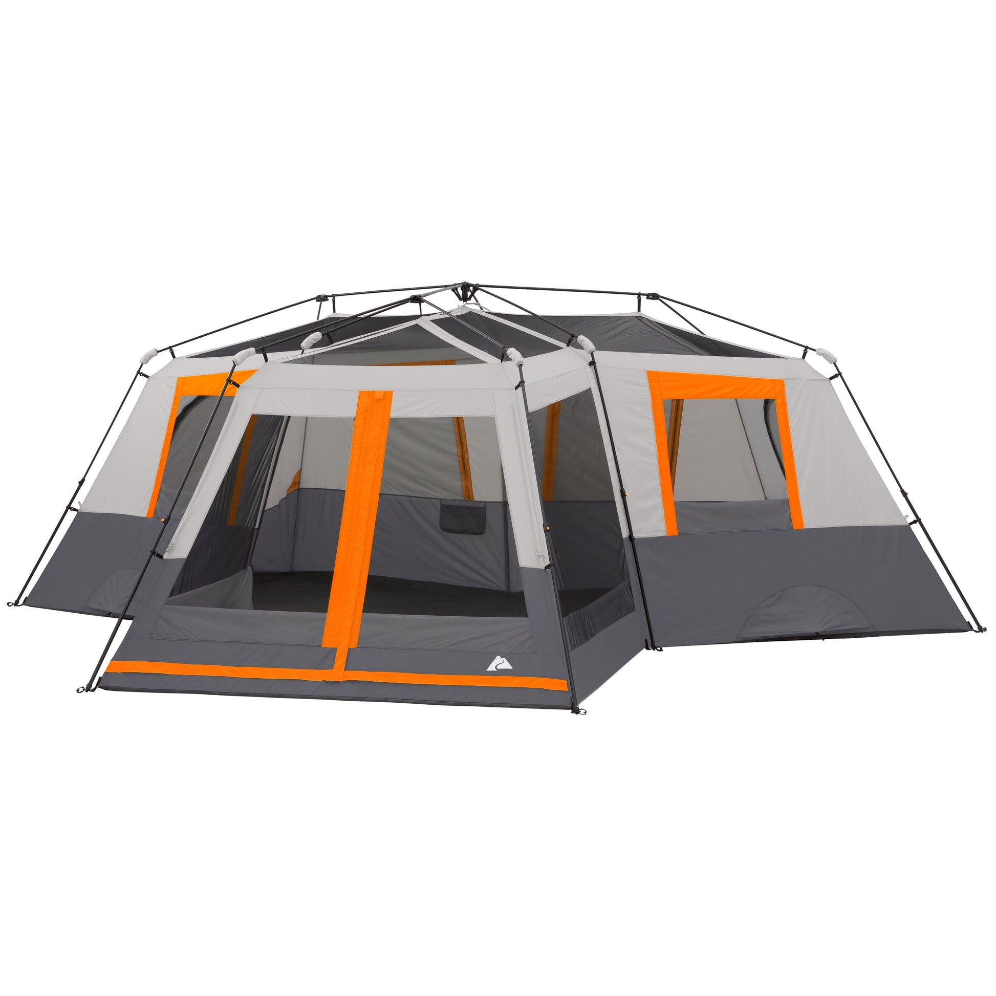 20' X 18' 12-Person 3-Room Instant Cabin Tent with Screen Room, 56.5 Lbs